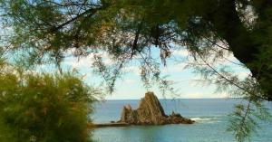 Ligur parti részlet.