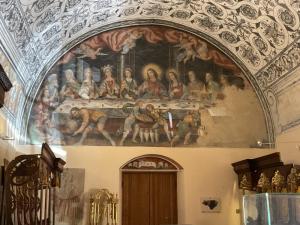 Galatina. Aleszandrai Szent Katalin Basilika refektoriumának homlokzati freskója