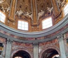 Roma, Szent Andrea templom barokk diszítése, Bernini munkája.