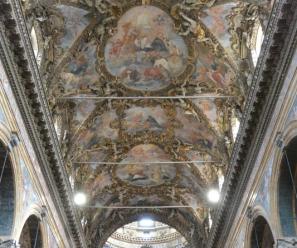 Palermo, Santa Caterina d'Alessandria szicíliai barokk stílusban épült templom menyezete