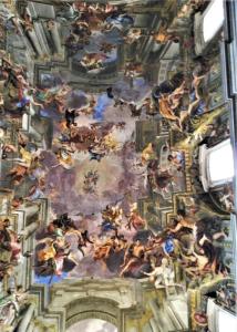 Roma, Sanct Ignazio menyezet freskója