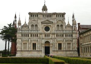 Pavia, Certosa katedrális és kolostot, Lombard reneszánsz stilus.