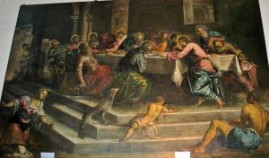 Velence. Jacopo Tintoretto: Krisztus utolsó vacsorája